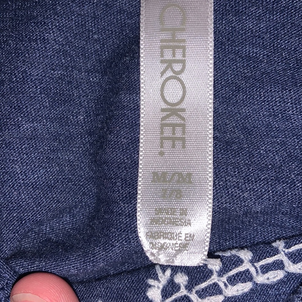 Girls Comfy Denim-Look Dress - Picture 2 of 6